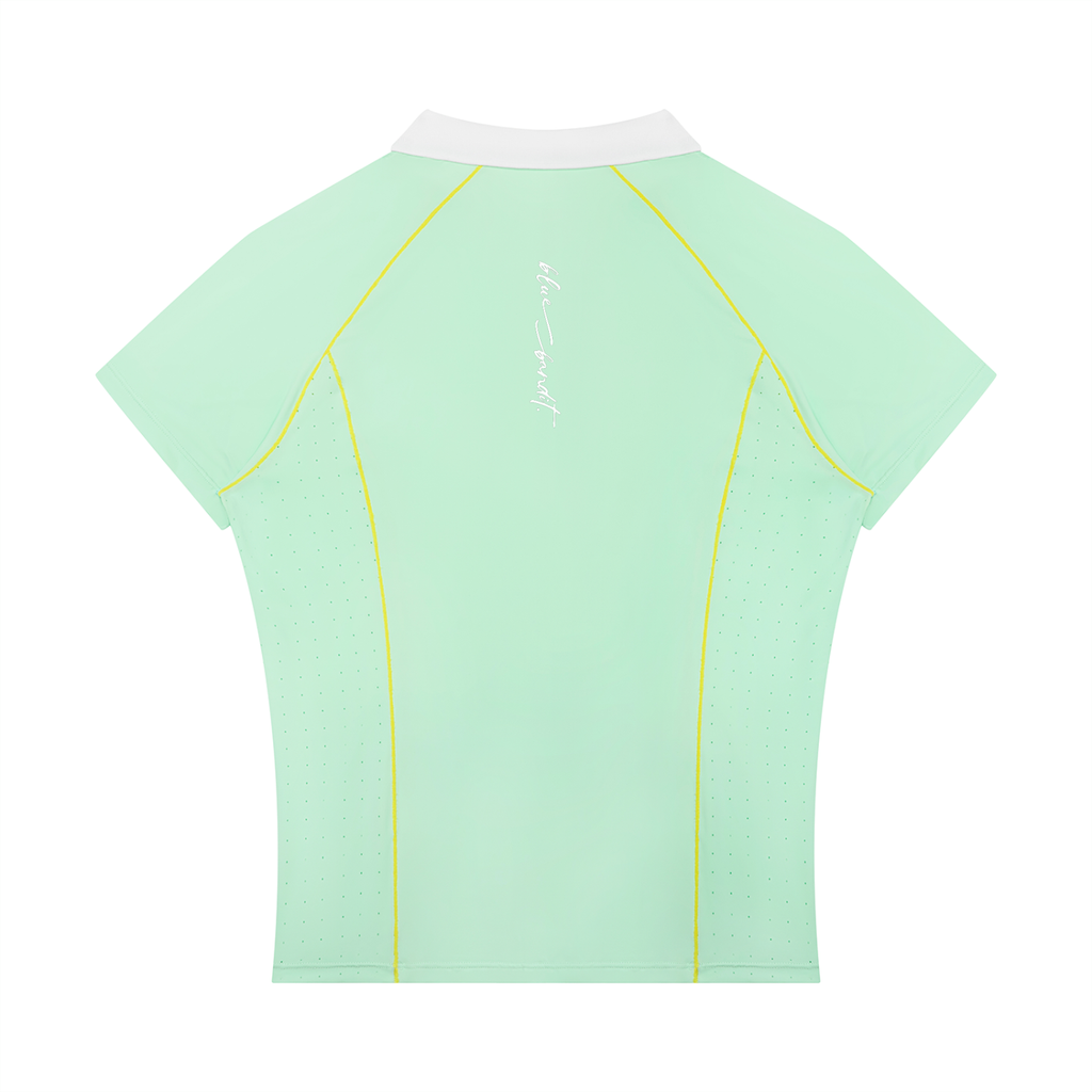 Women’s Q-Zip BanditFlex™ Elite Polo - Polo - Mint Green
