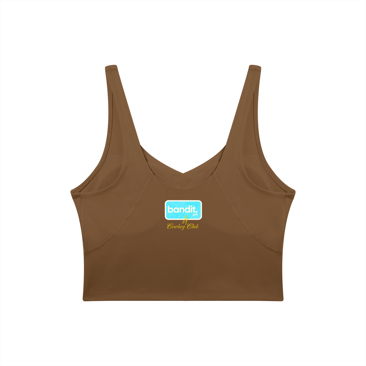 Women's V-Neck Bandit Golf & Cowboy Club Sports Bra - Sports Bra -