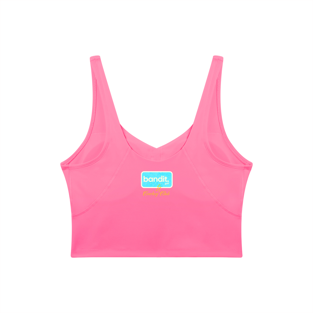 Women's V-Neck Bandit Golf & Cowboy Club Sports Bra - Sports Bra -