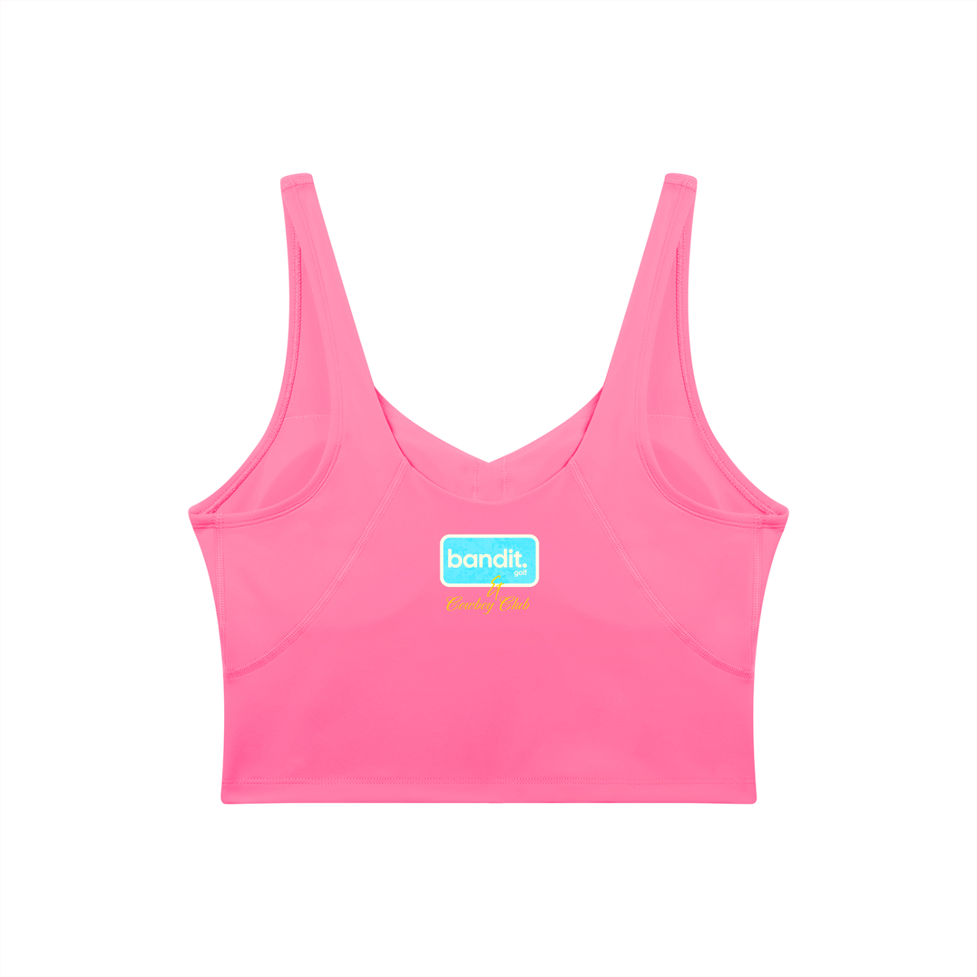 Women's V-Neck Bandit Golf & Cowboy Club Sports Bra - Sports Bra -