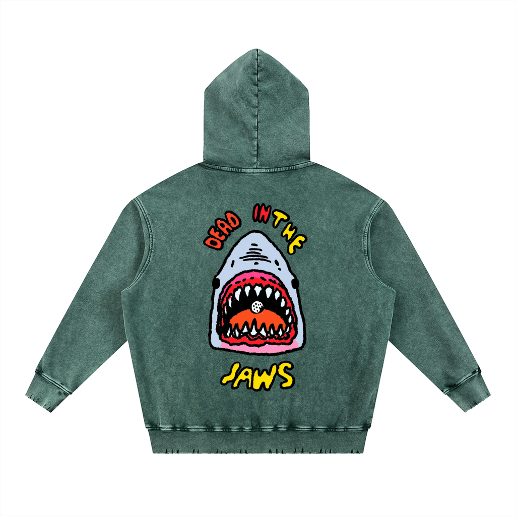 Dead in the Jaws Heavyweight Golf Hoodie - Hoodie -
