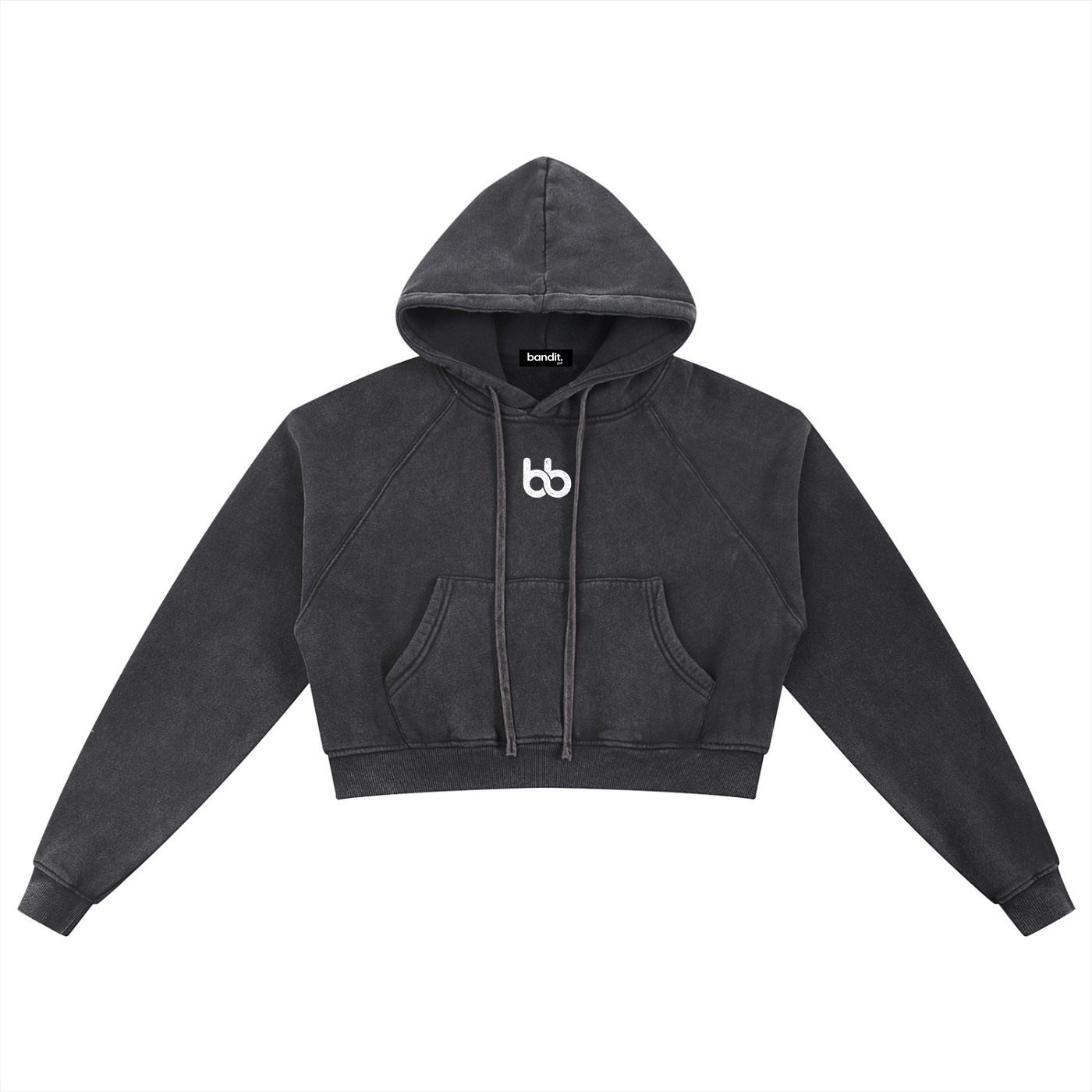 Women's Birdie Brain Vintage Cropped Hoodie