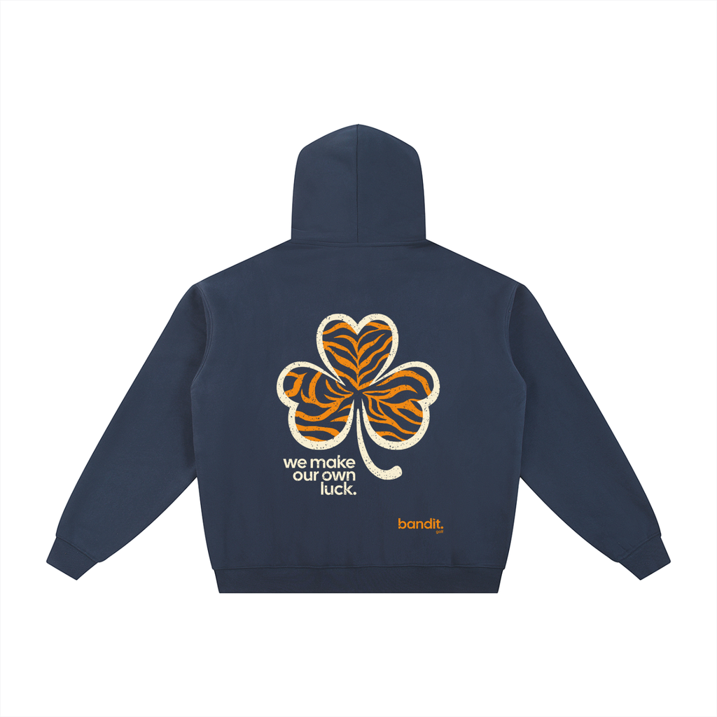 Lucky Fleeced Double Zip Golf Hoodie - Hoodie -