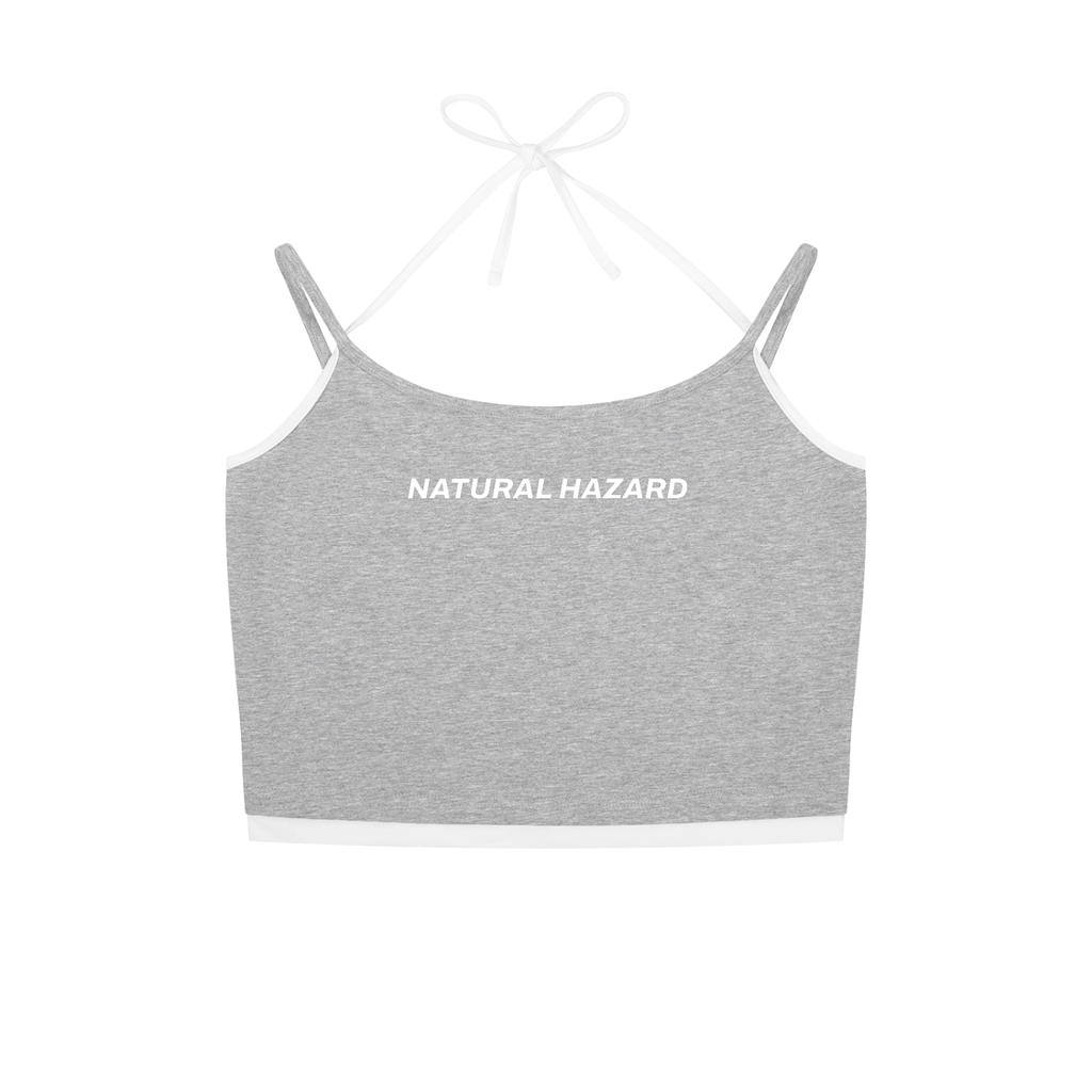 Natural Hazard Binding Golf Tank Top - Tank Top - Flower Gray
