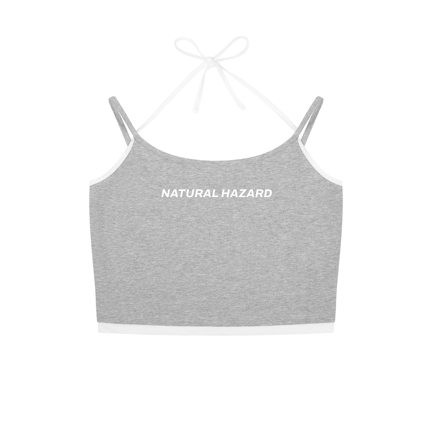 Natural Hazard Binding Golf Tank Top - Tank Top - Flower Gray