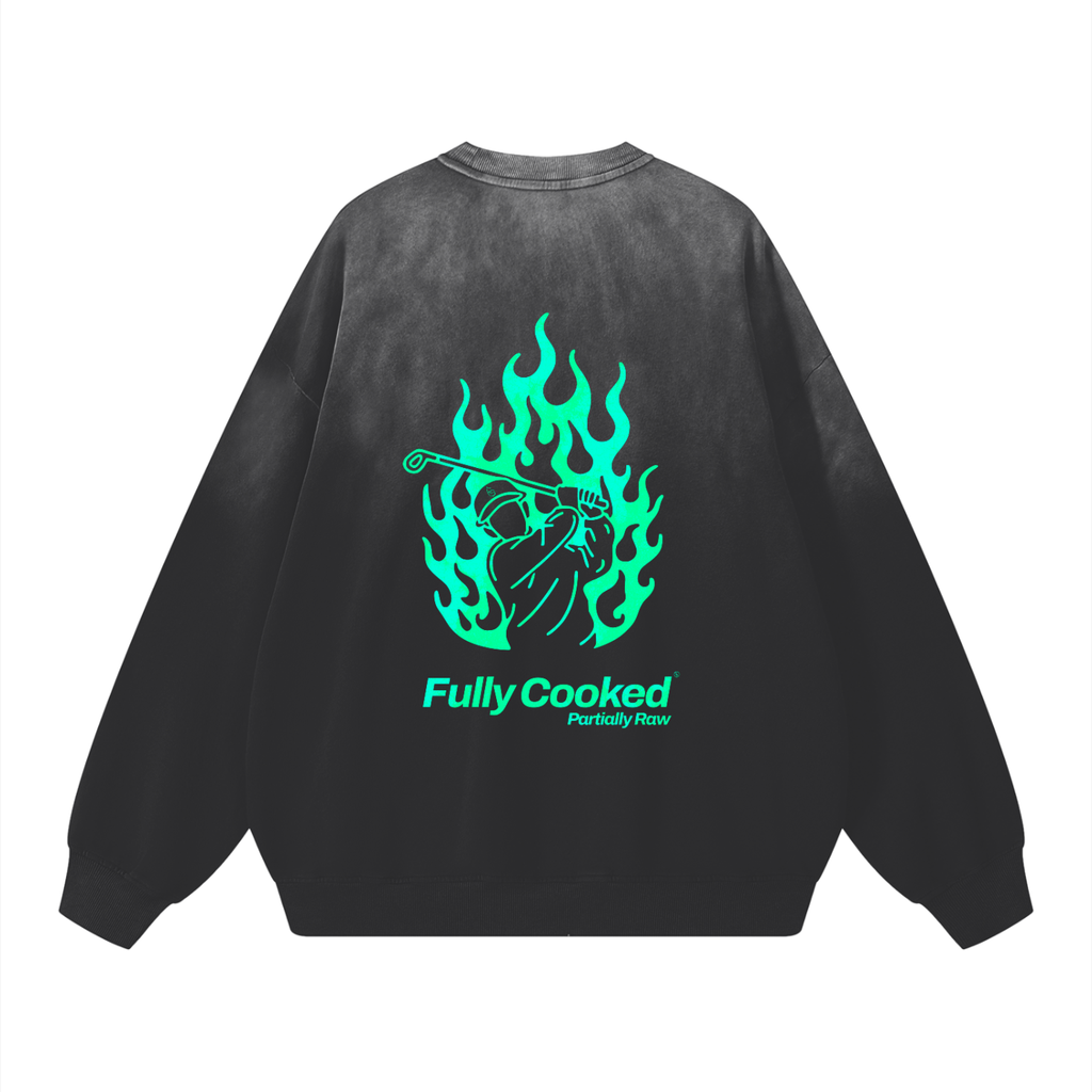 Fully Cooked Sunfade Golf Sweatshirt - Sweatshirt -
