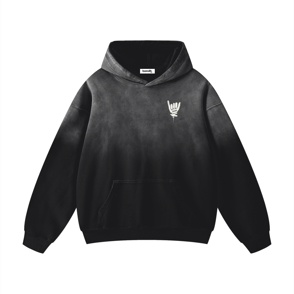 Swing Easy Heavyweight Sunfade Golf Hoodie - Hoodie - Black
