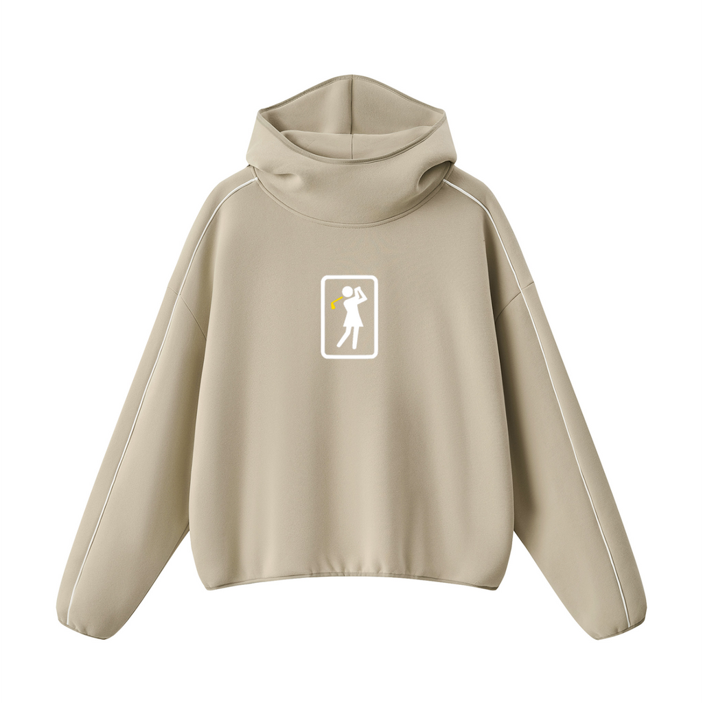 Golden Girl Boxy Fleece Golf Hoodie