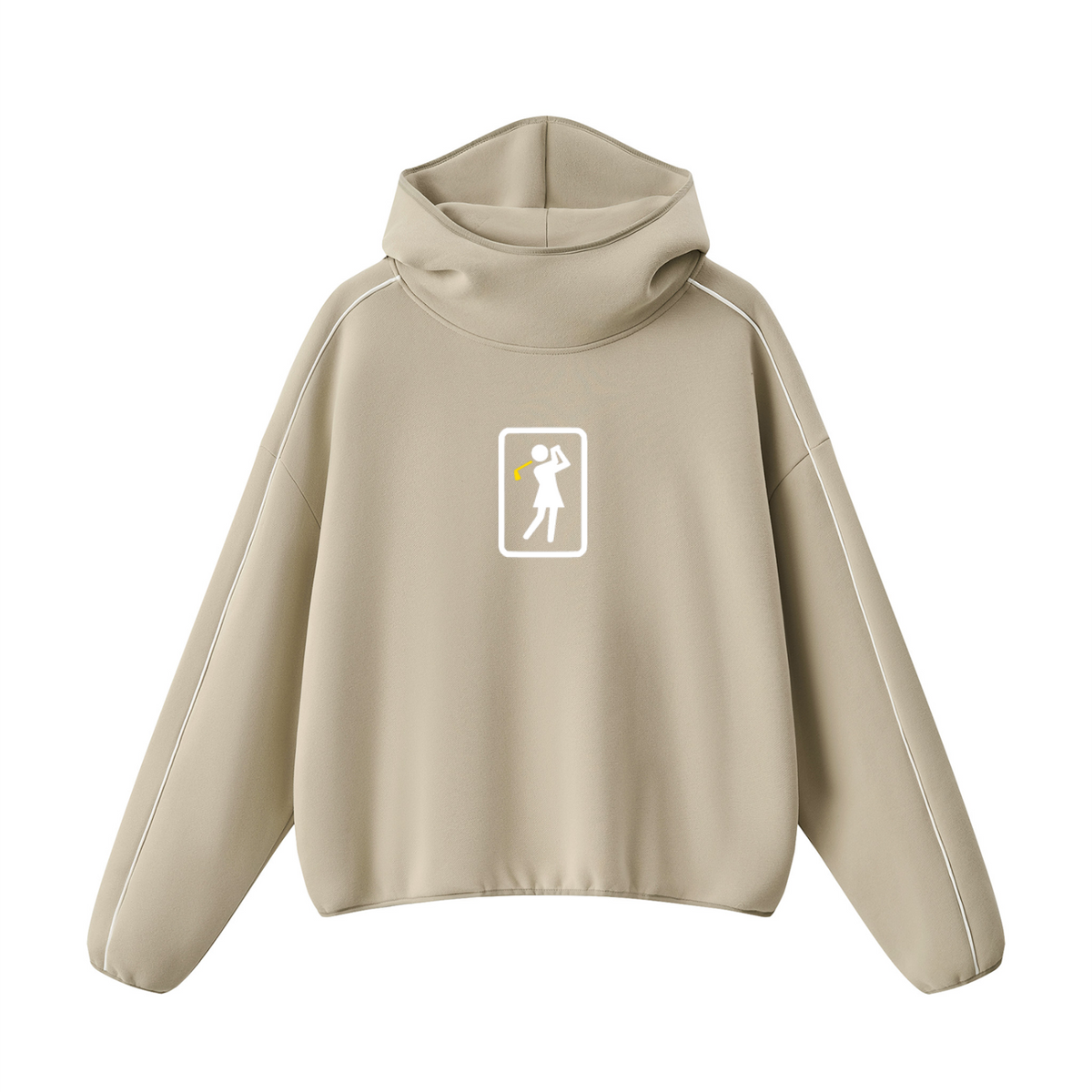 Golden Girl Boxy Fleece Golf Hoodie