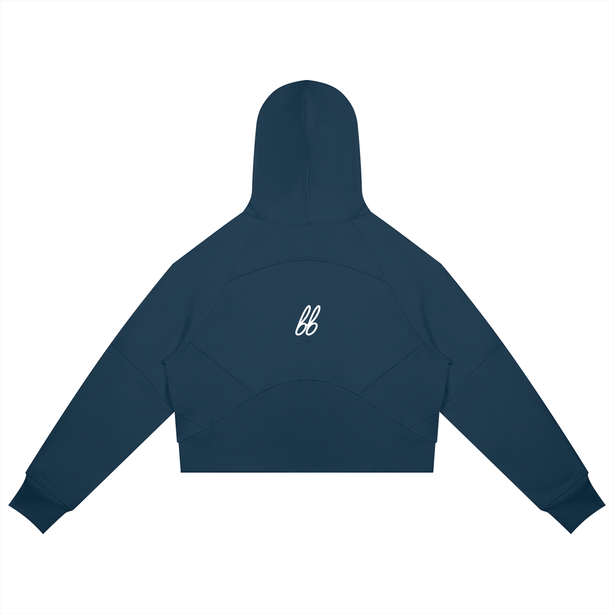 Athletic Cropped bb Hoodie - Hoodie - Navy Blue