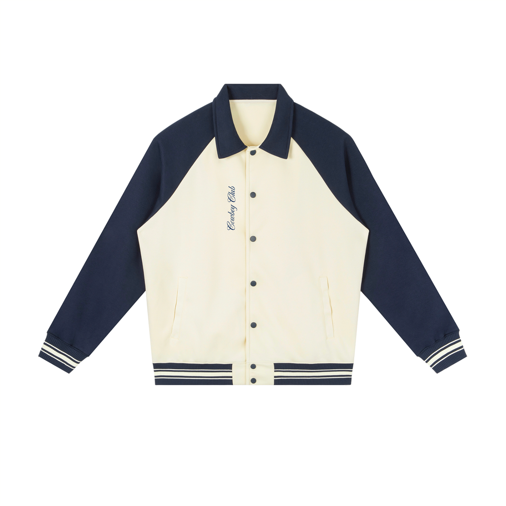 Cowboy Club Elite Jacket - Jacket - Apricot with Navy Blue