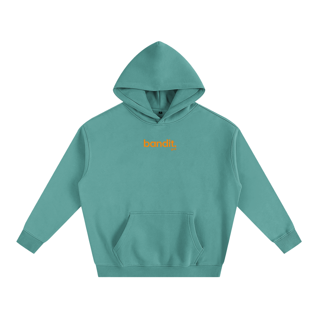 Oversized Fleeced Lucky Golf Hoodie - Hoodie - Medium Green