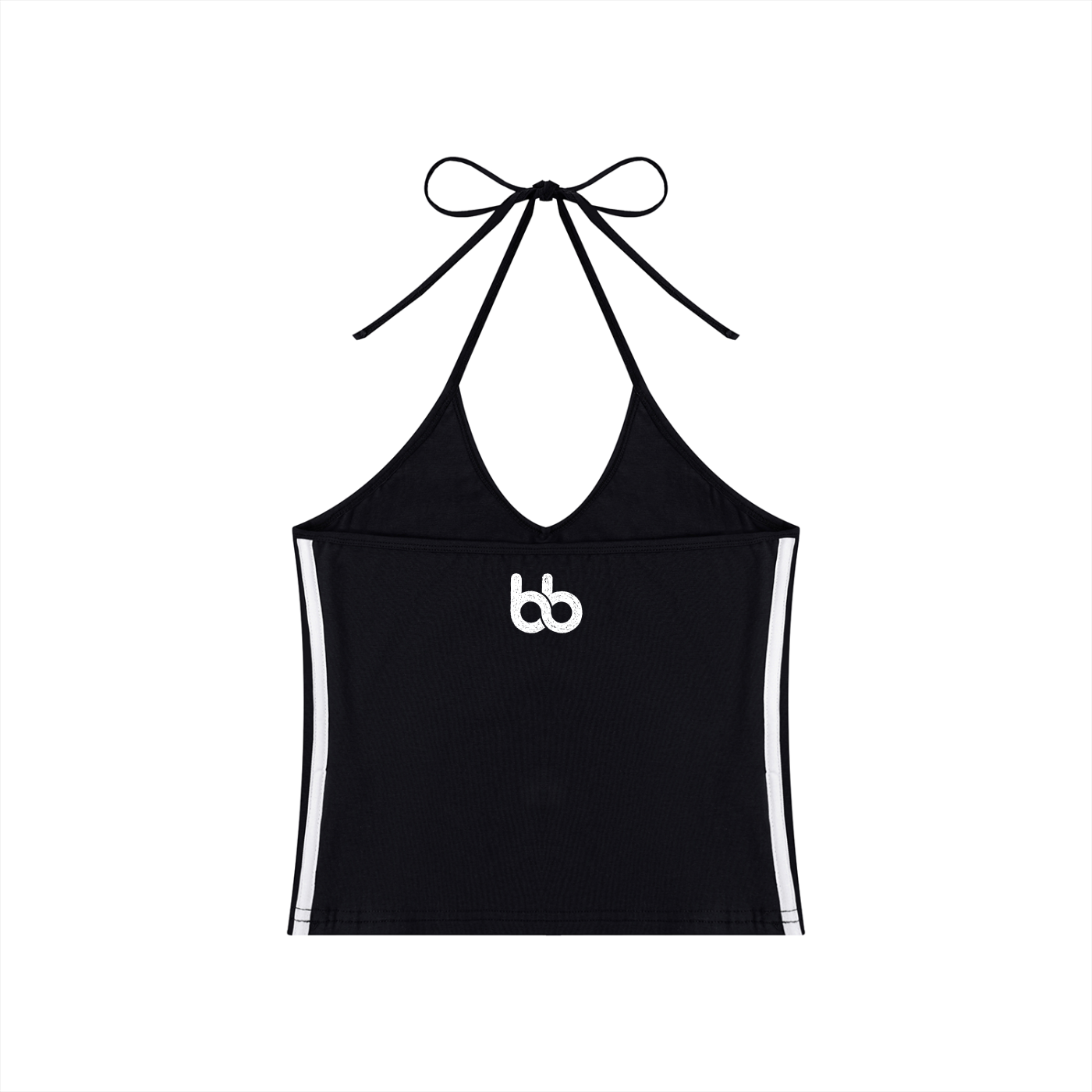 bb Halter Training Cropped Tank - - Black