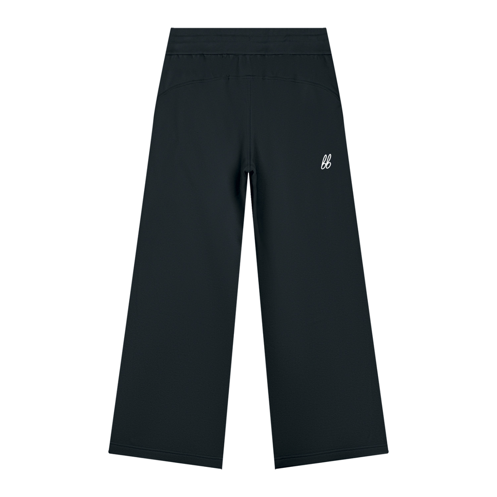 Women's bb Fleeced Athletic Sweatpants - Sweatpants - Black