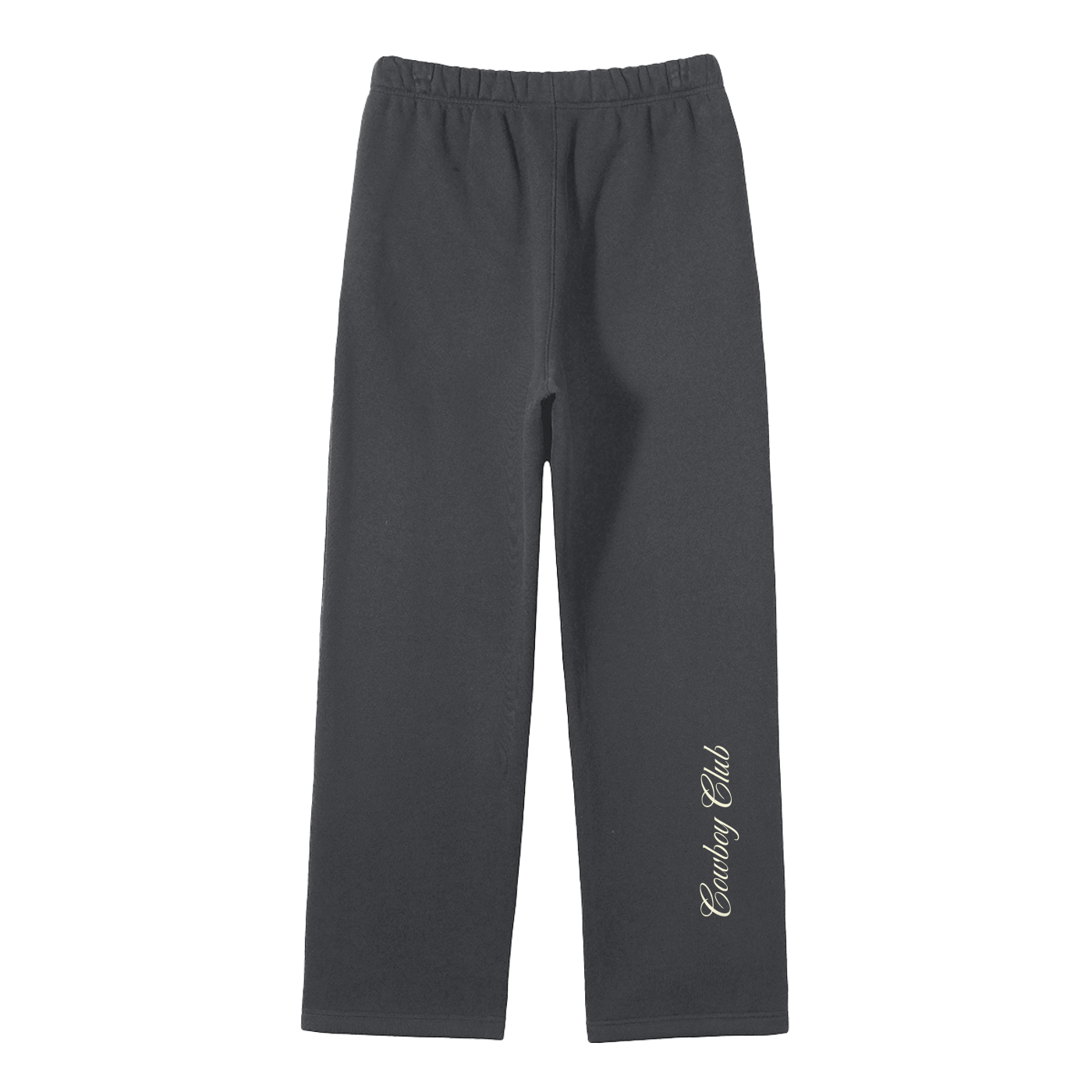 Cowboy Club Fleeced Straight Leg Pants - Sweatpants -