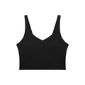 Women's V-Neck Bandit Golf & Cowboy Club Sports Bra - Sports Bra - Black