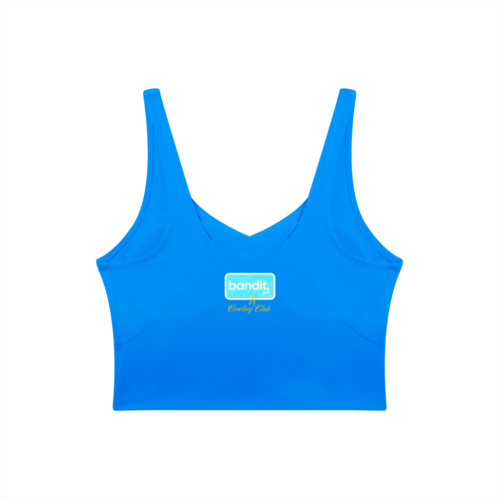 Women's V-Neck Bandit Golf & Cowboy Club Sports Bra - Sports Bra -