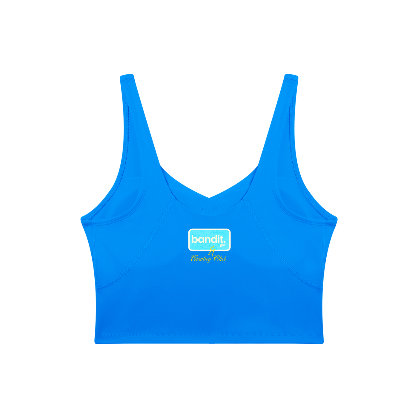 Women's V-Neck Bandit Golf & Cowboy Club Sports Bra - Sports Bra -
