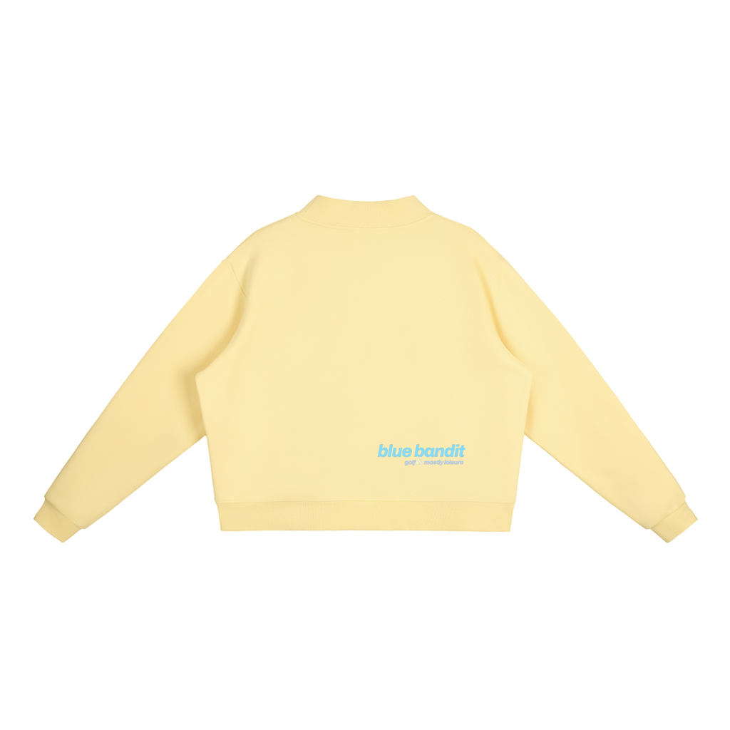 Forever Sunday Fleece Mock-Neck Sweatshirt - Sweatshirt -