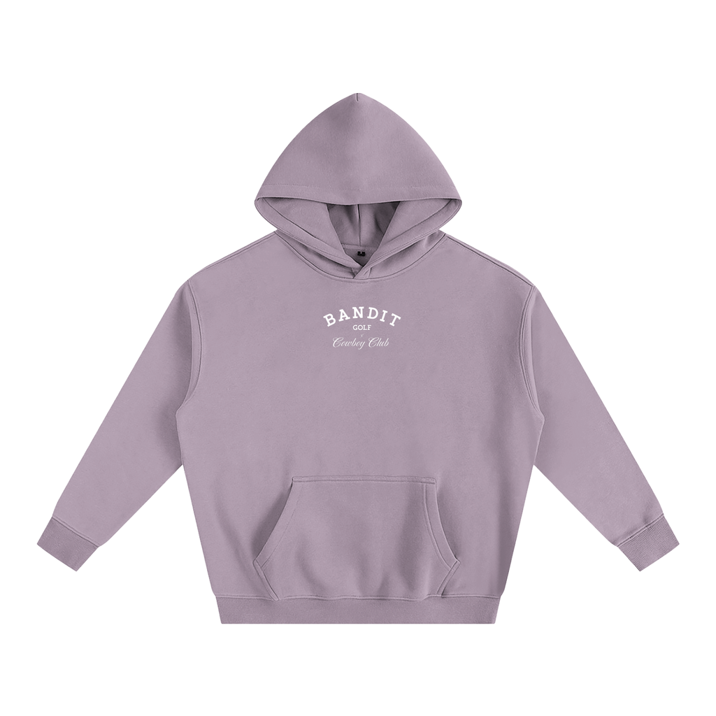 Golf & Cowboy Club Fleeced Hoodie - Hoodie - Dark Purple