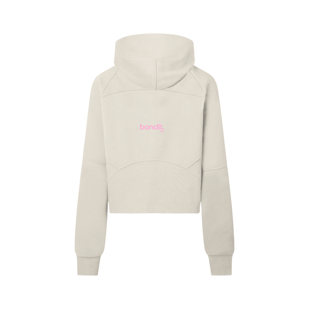 Women's Cropped Half-Zip Bandit Golf Hoodie - Hoodie -