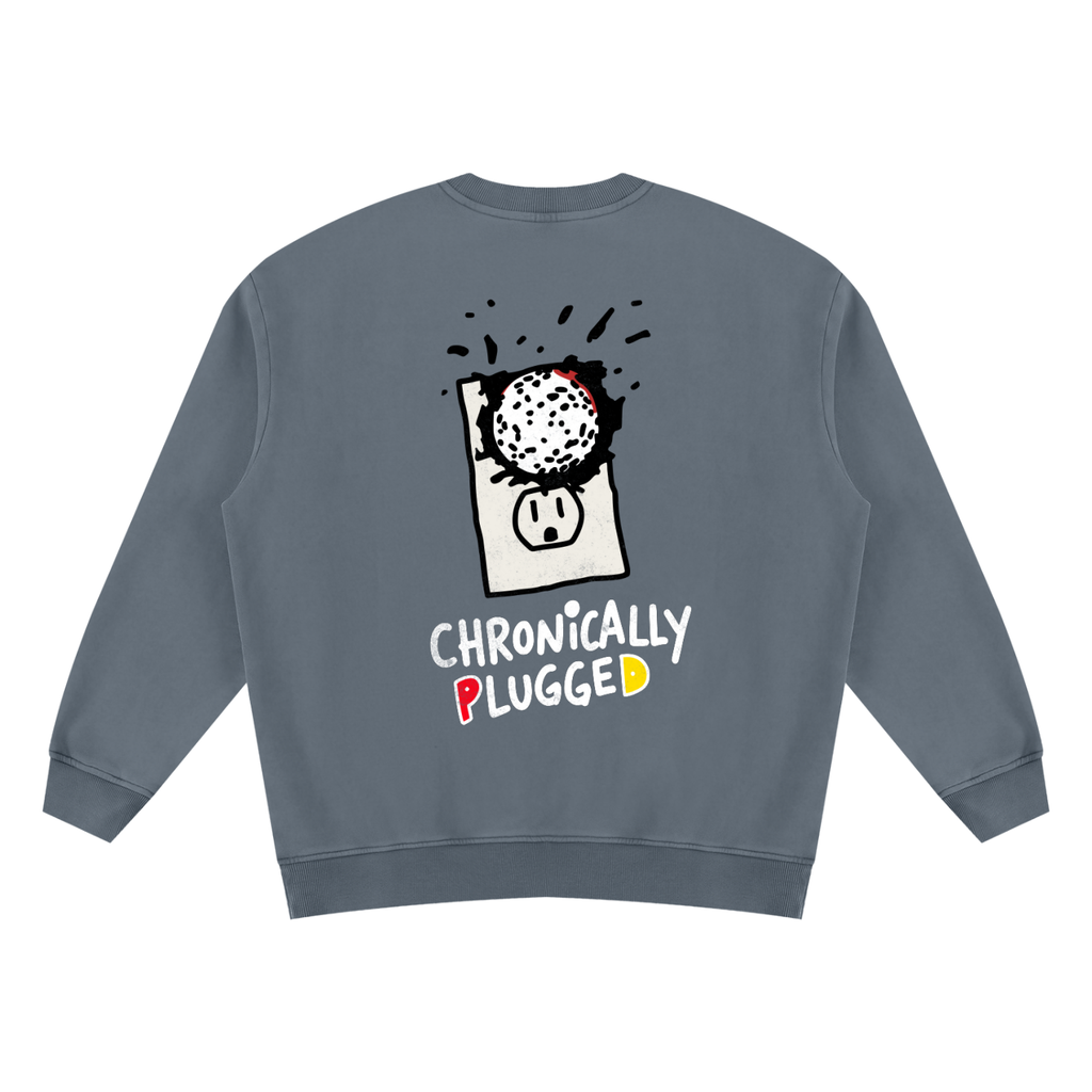 Chronically Plugged Vintage Washed Sweatshirt