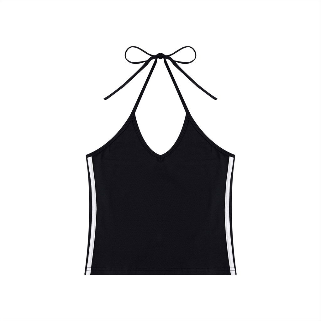 bb Halter Training Cropped Tank - -