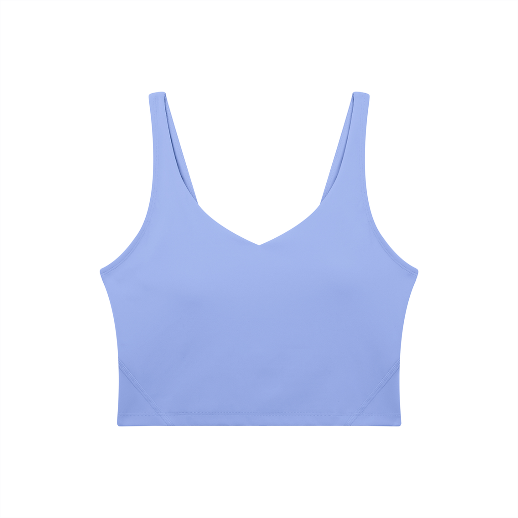 Women's V-Neck Bandit Golf & Cowboy Club Sports Bra - Sports Bra - Lavender