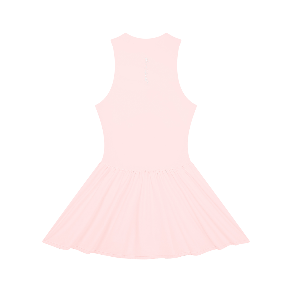 The Front Runner Full-Zip Golf Dress - Dress - Pink