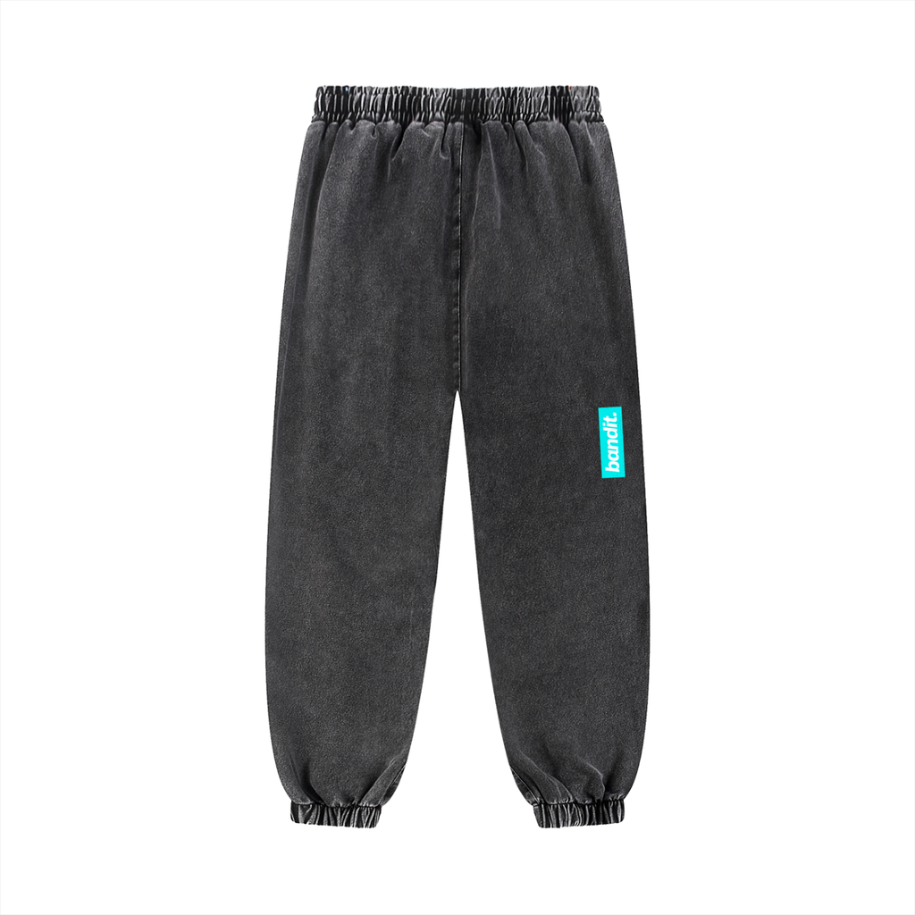 Vintage Style Jogged Sweatpants - Joggers -