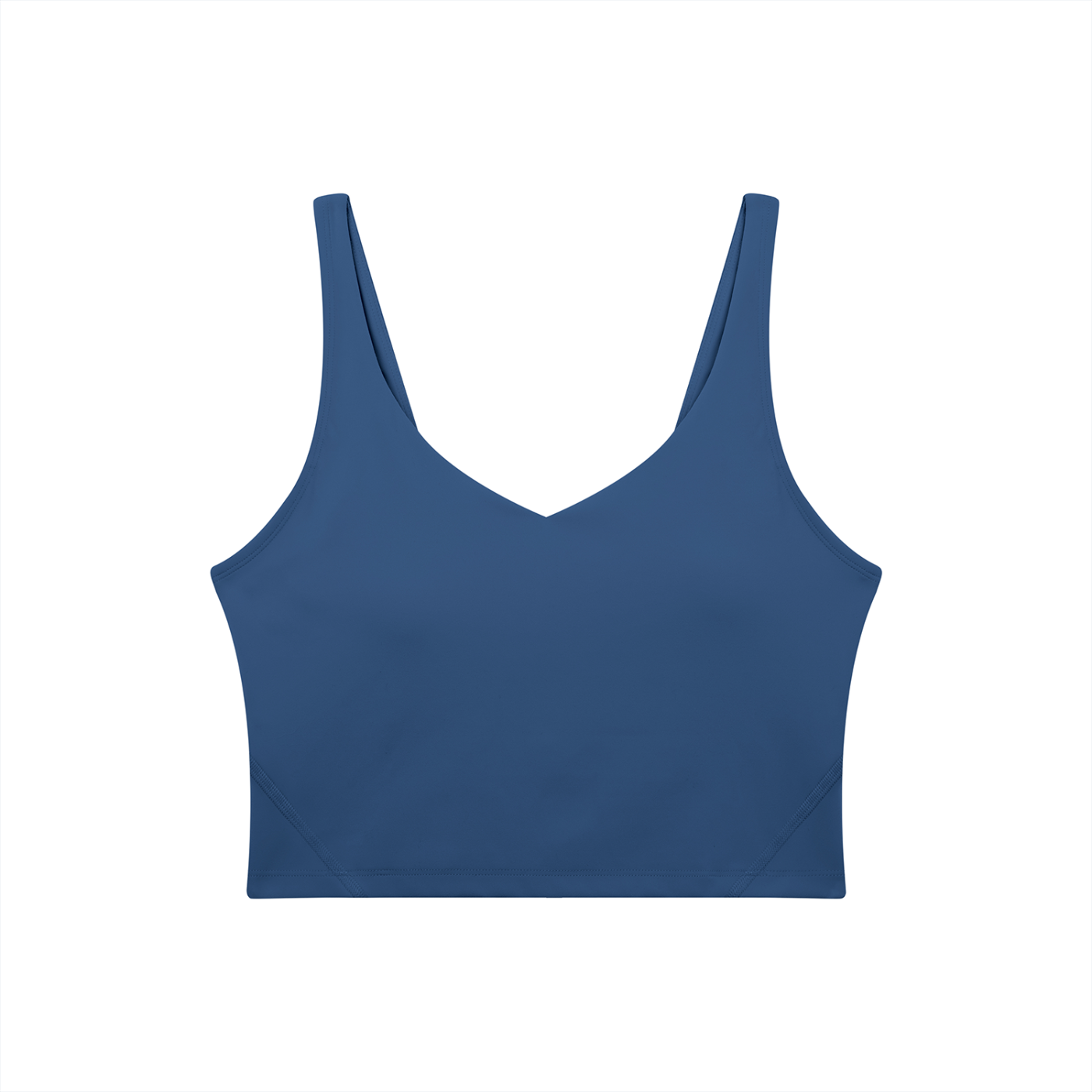 Women's V-Neck Bandit Golf & Cowboy Club Sports Bra - Sports Bra - Navy Blue