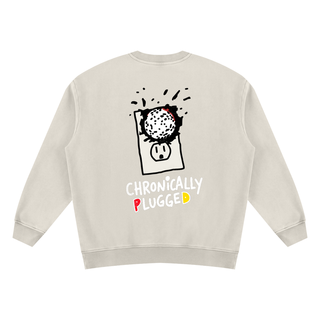 Chronically Plugged Vintage Washed Sweatshirt