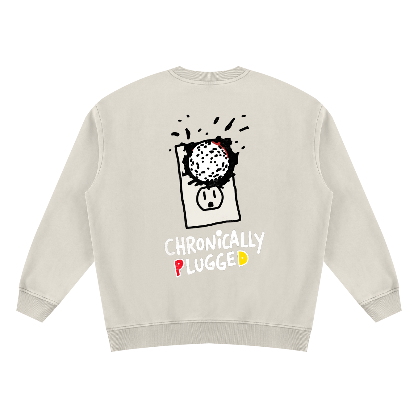 Chronically Plugged Vintage Washed Sweatshirt