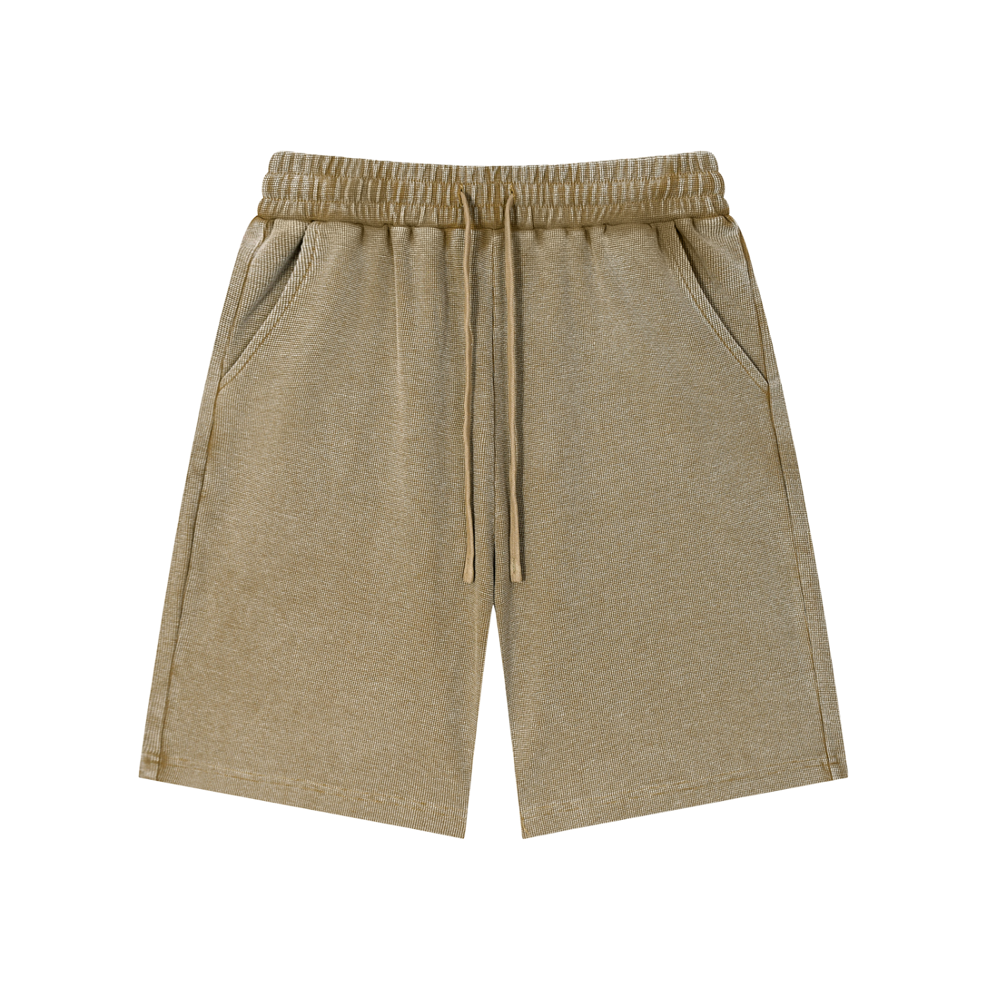 Practice Session Waffle Knit Shorts - Shorts - Khaki