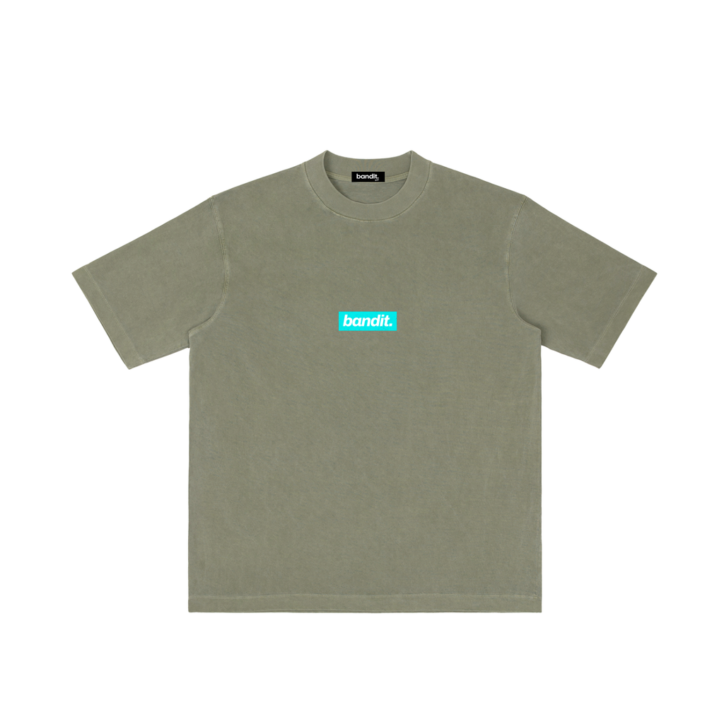 Nice Swing Heavyweight Drop Shoulder Tee - T-Shirt - Army Green