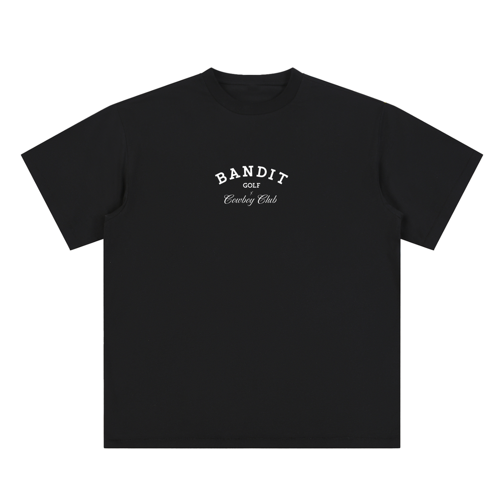 Cowboy Club Cool-Touch Cotton Tee - T-Shirt - Black