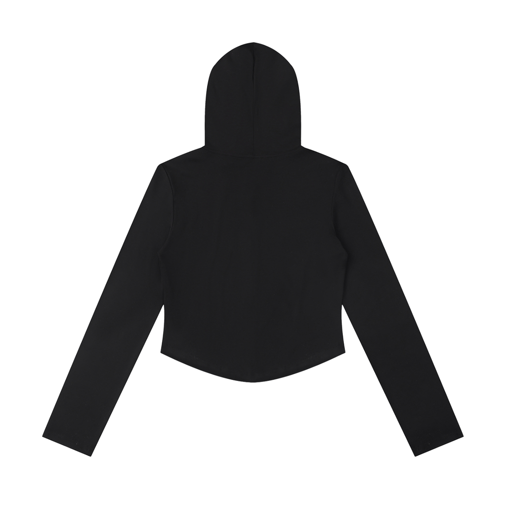 Women's Interlock Slim Cropped Hoodie - Hoodie -