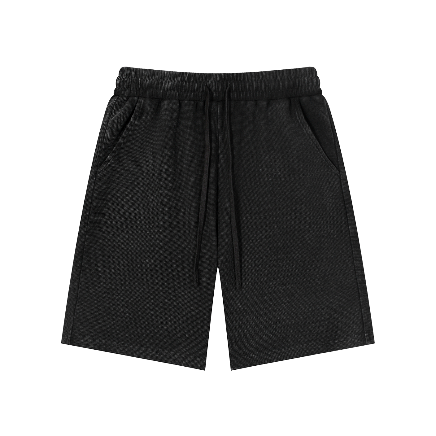 Practice Session Waffle Knit Shorts - Shorts - Black