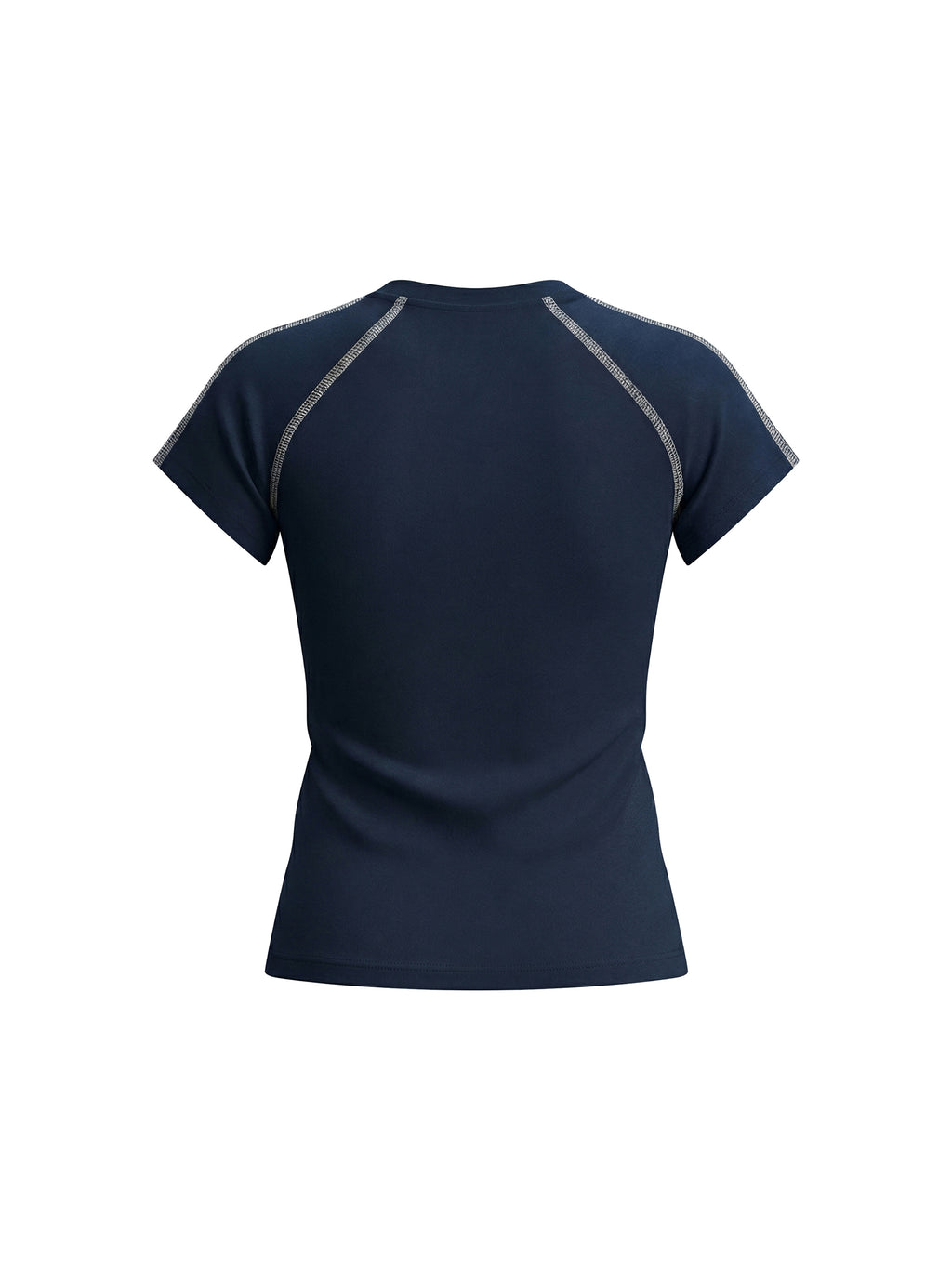 Women's Contrast Stitch Athletic Golf Tee - T-Shirt -